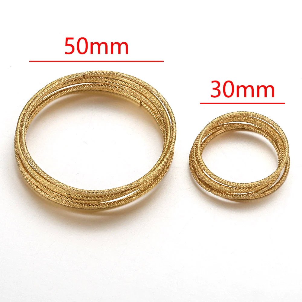 Diy Jewelry Accessories Stainless Steel Circle Pendant With Spiral And Totem Pattern Integrated Non Welding Ring Electroplated - Image 3