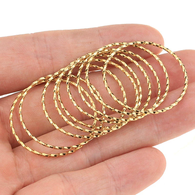 Diy Jewelry Accessories Stainless Steel Circle Pendant With Spiral And Totem Pattern Integrated Non Welding Ring Electroplated - Image 5
