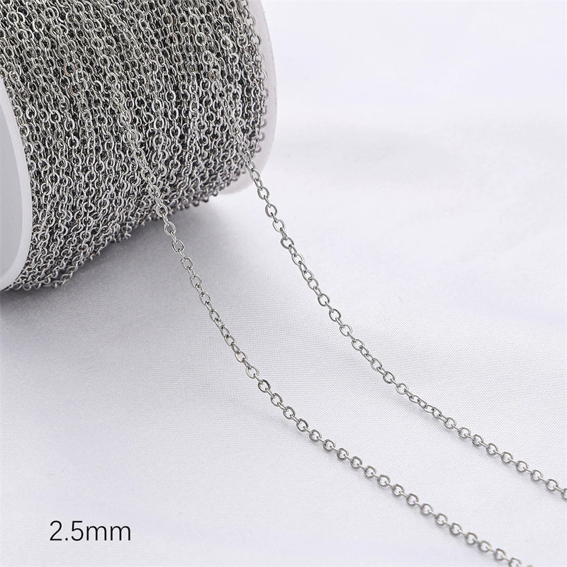 Diy Jewelry Copper Chain Handmade Personality Minimalist 14K Gold Electroplated Accessories - Image 15