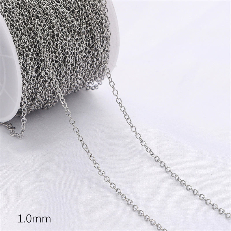 Diy Jewelry Copper Chain Handmade Personality Minimalist 14K Gold Electroplated Accessories - Image 20