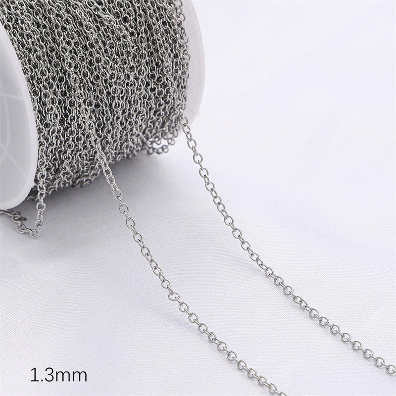 Diy Jewelry Copper Chain Handmade Personality Minimalist 14K Gold Electroplated Accessories - Image 21