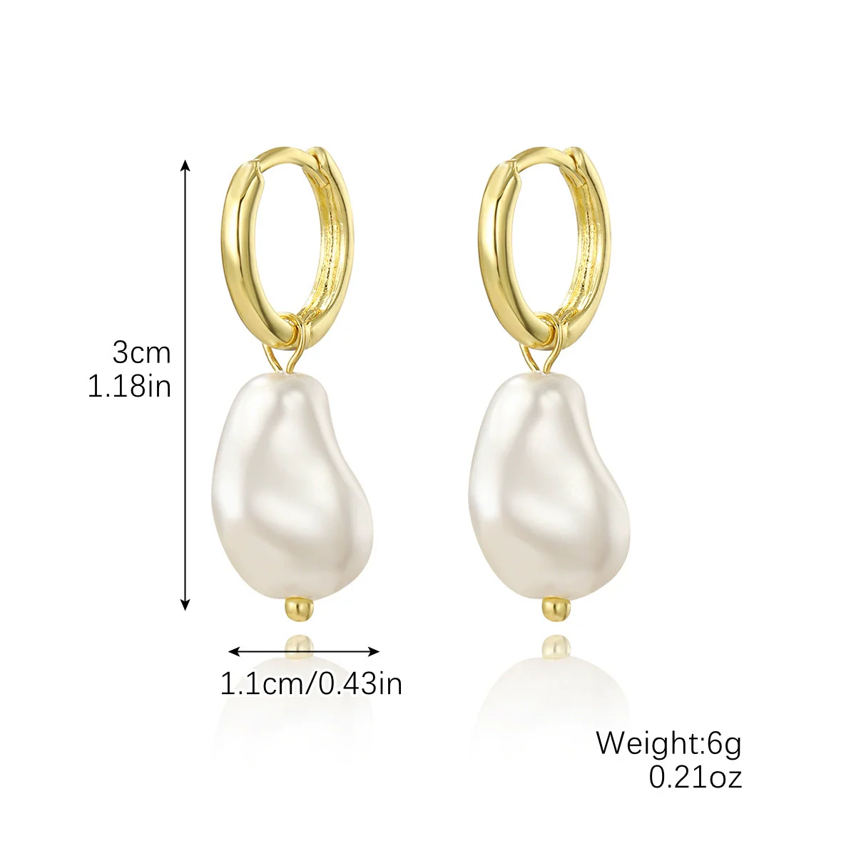Ear Buckle Artificial Crystal Geometric Electroplating Simple Light Luxury Highend - Image 7