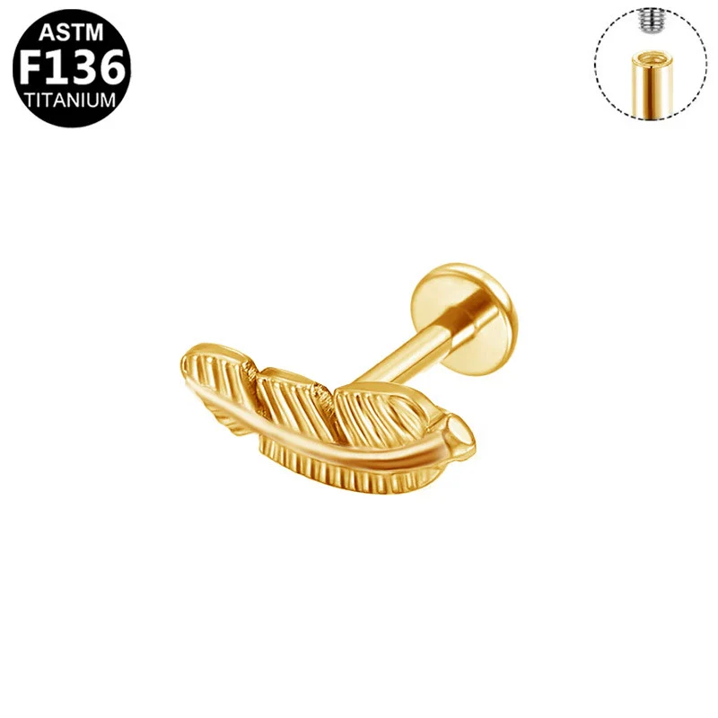 Ear Nails Titanium Alloy Copper Stainless Steel Geometric Electroplating Unisex Ornaments - Image 8