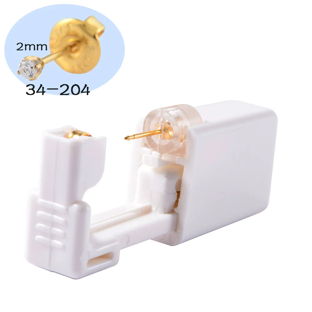 Ear Piercing Tool With 316L Stainless Steel Pearl Earrings - Image 8