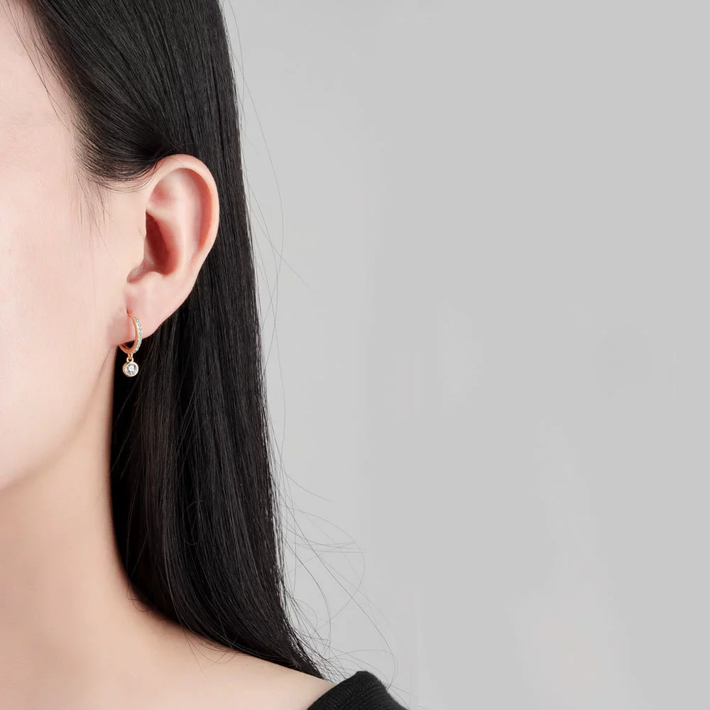 Earrings 925 Silver Geometric Highend Elegant Light Luxury - Image 3