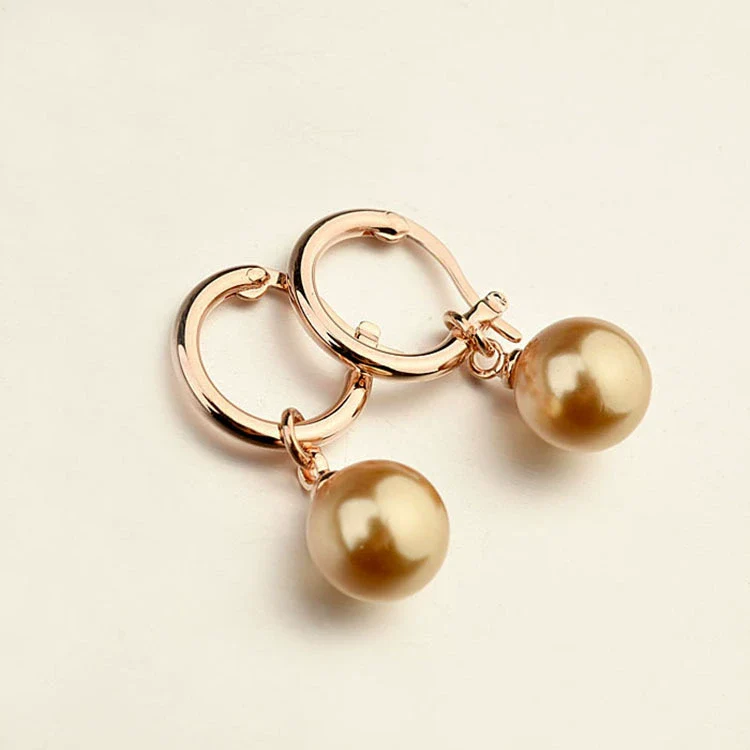 Earrings Alloy Pearl Geometric Style Women's Accessories - Image 2
