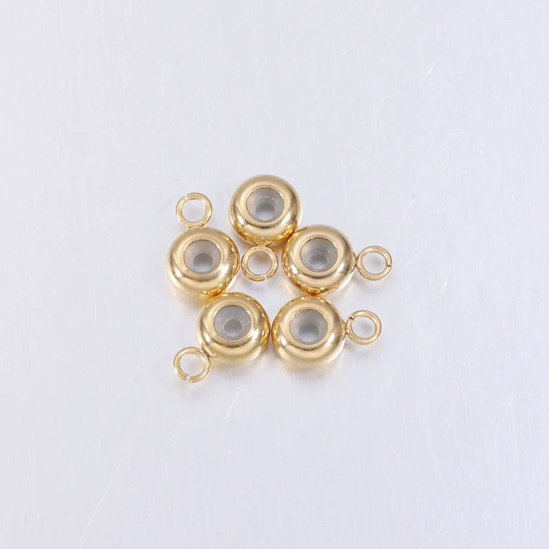 Electroplated Stainless Steel Geometric Diy Jewelry Accessories Positioning Beads For Bracelet Necklace - Image 7