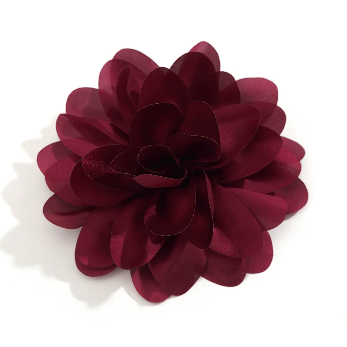 Fabric Flower Handmade Brooch And Duck Bill Clip For Women - Image 11