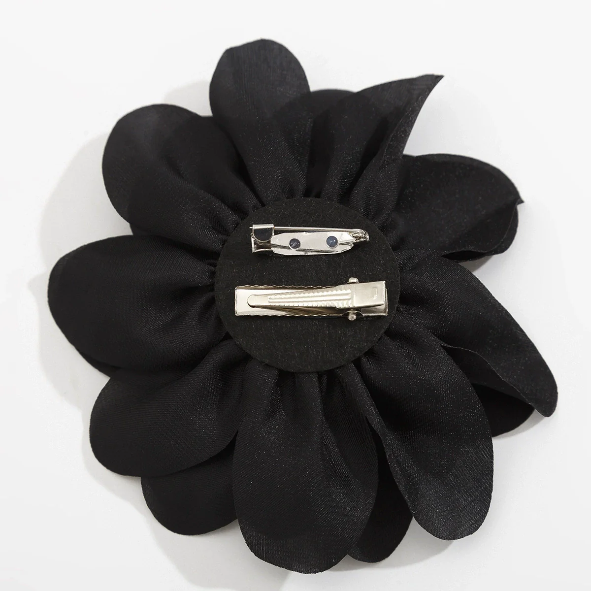 Fabric Flower Handmade Brooch And Duck Bill Clip For Women - Image 5