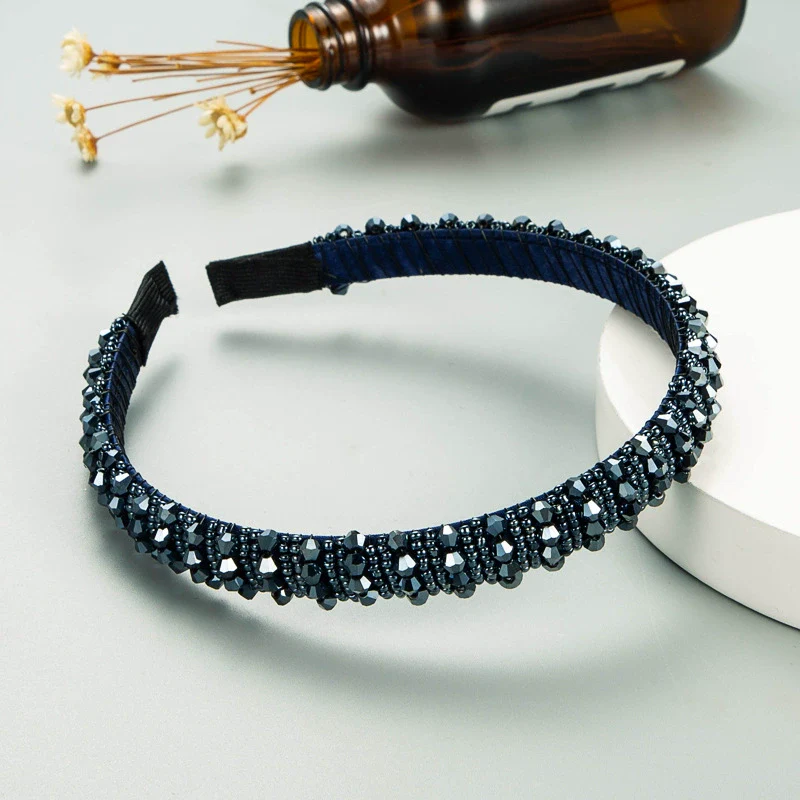 Face Washing Hairband Fabric Handmade Set With Diamonds Women's Fashion Hair Accessories - Image 7