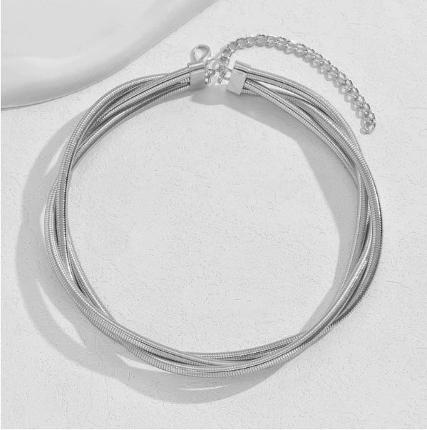 Fashion Alloy Simple Three Style Twining Women's Necklace - Image 2