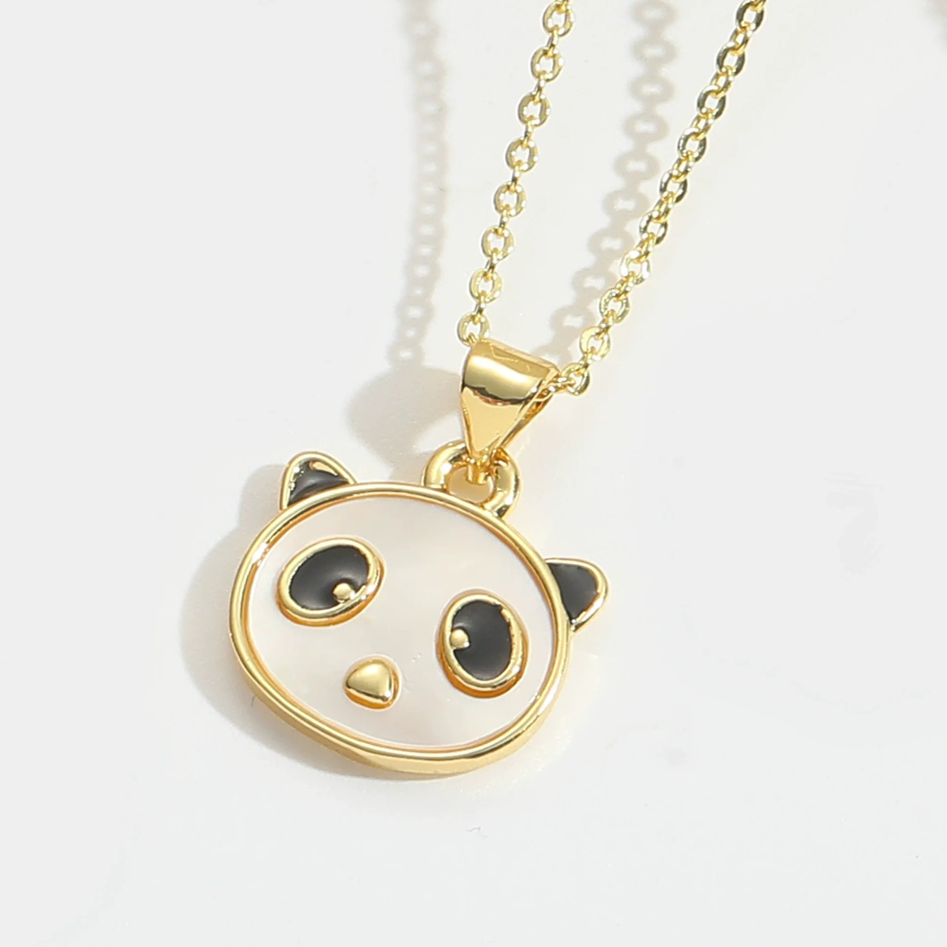 Fashion Animal Series Panda Head Pendant Clavicle Chain For Women - Image 11