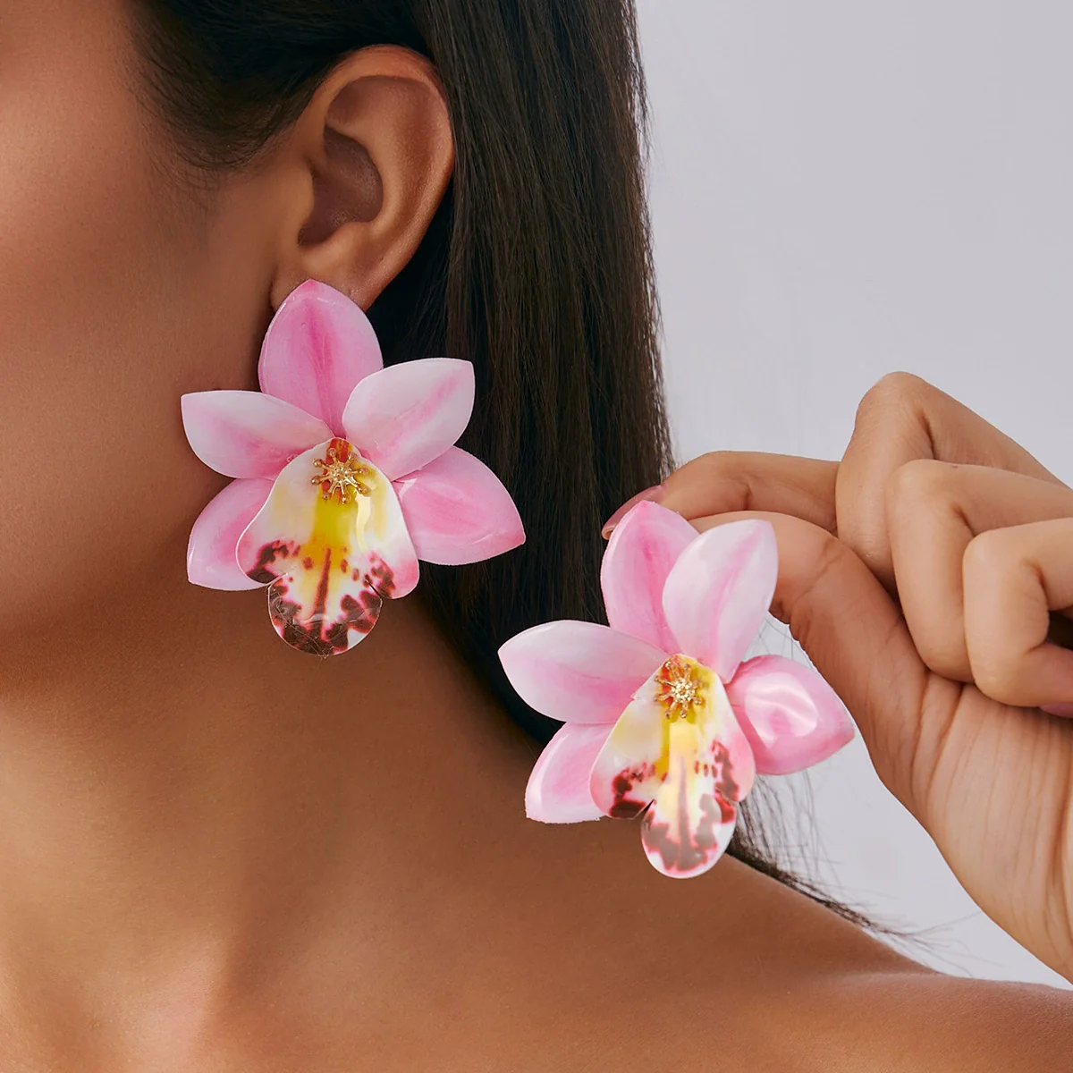 Fashion Artificial Flower Necklace Choker Handmade With Skin Wax Thread And Fabric Flowers - Image 13