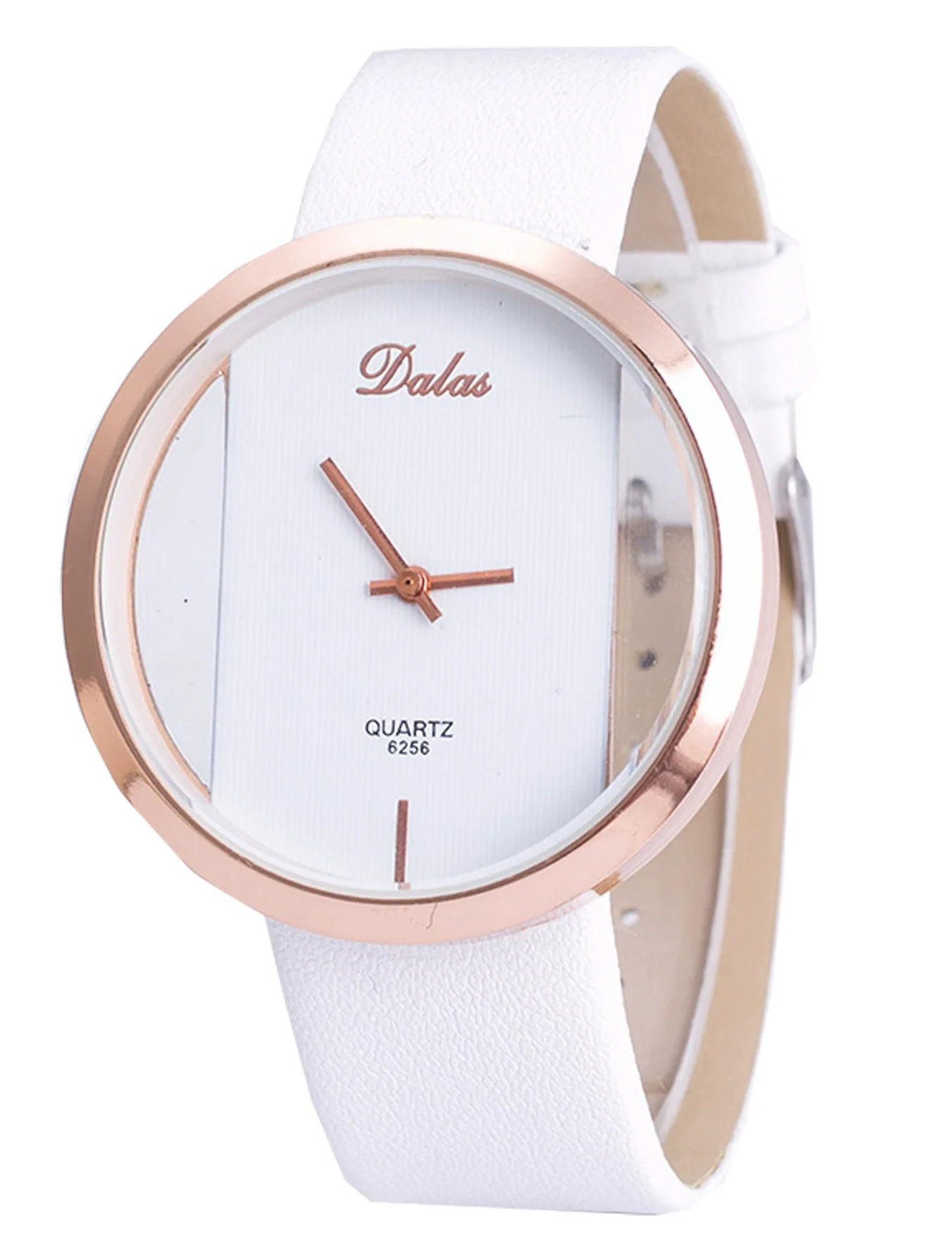 Fashion Business Casual Imitation Watch Alloy And Pu Material Round Dial - Image 7