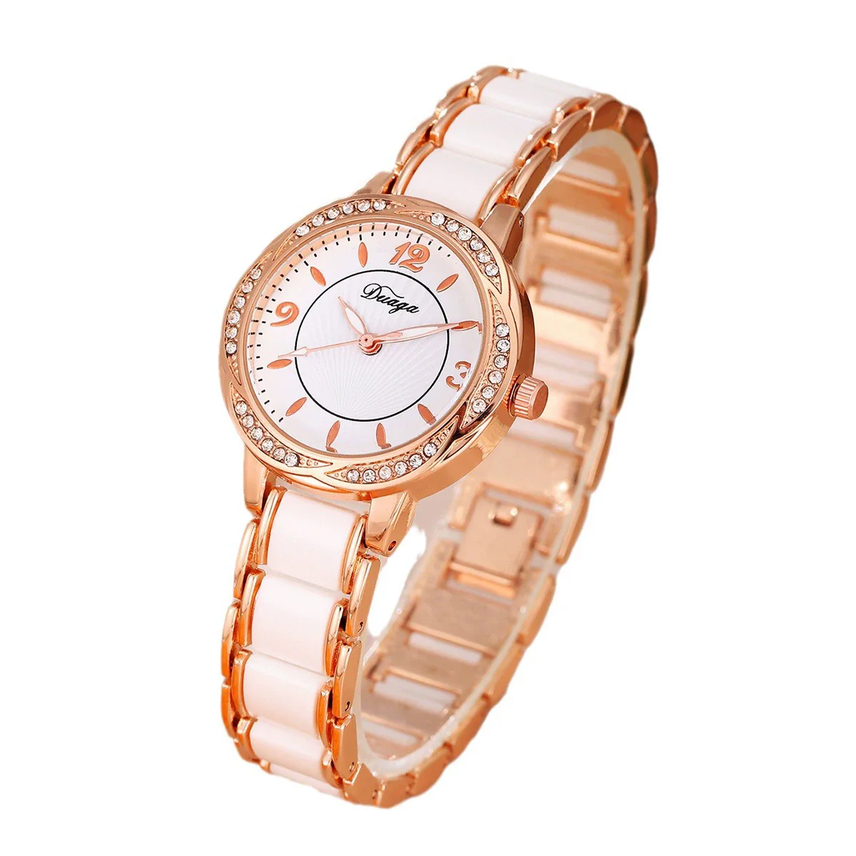 Fashion Casual Women's Watch Lace Round Alloy Case Quartz - Image 5