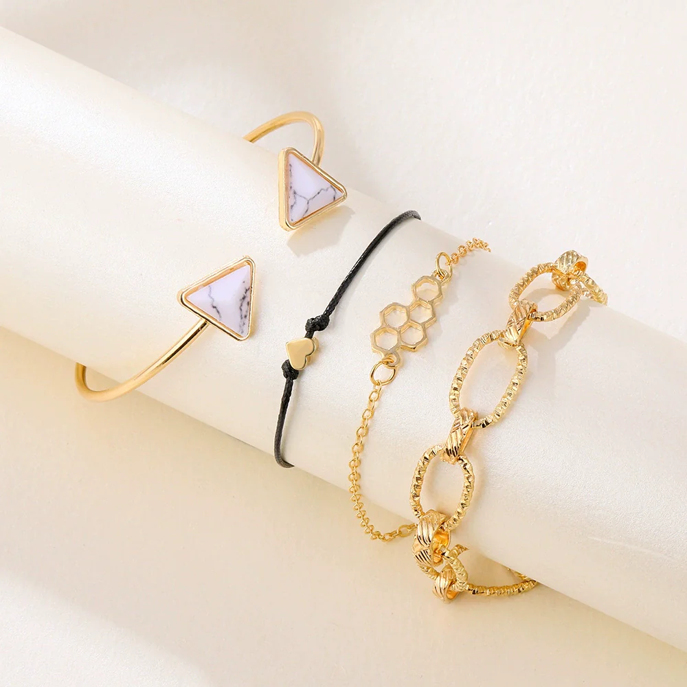 Fashion Creative Round Love Cross Alloy Vintage Diamond Electroplated Bracelet - Image 14