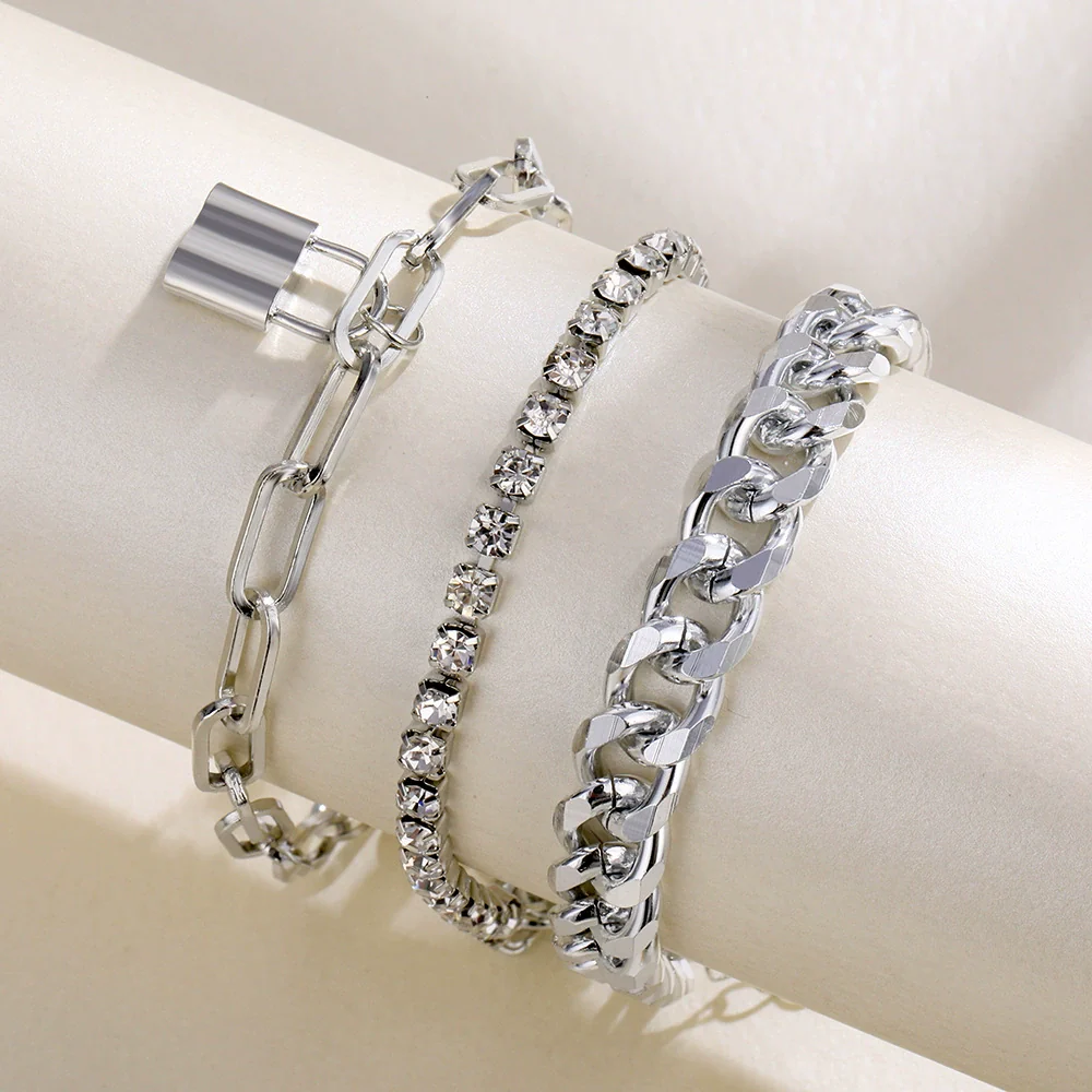 Fashion Creative Round Love Cross Alloy Vintage Diamond Electroplated Bracelet - Image 16