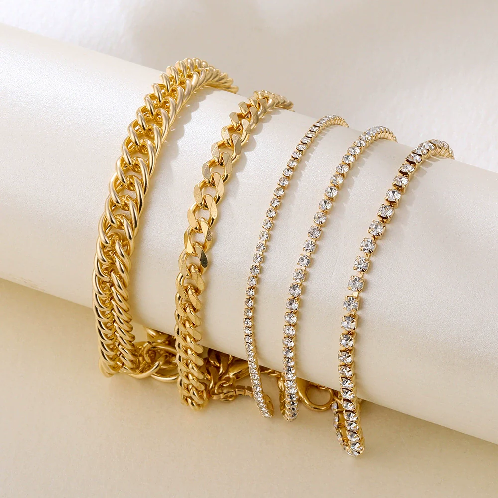Fashion Creative Round Love Cross Alloy Vintage Diamond Electroplated Bracelet - Image 9