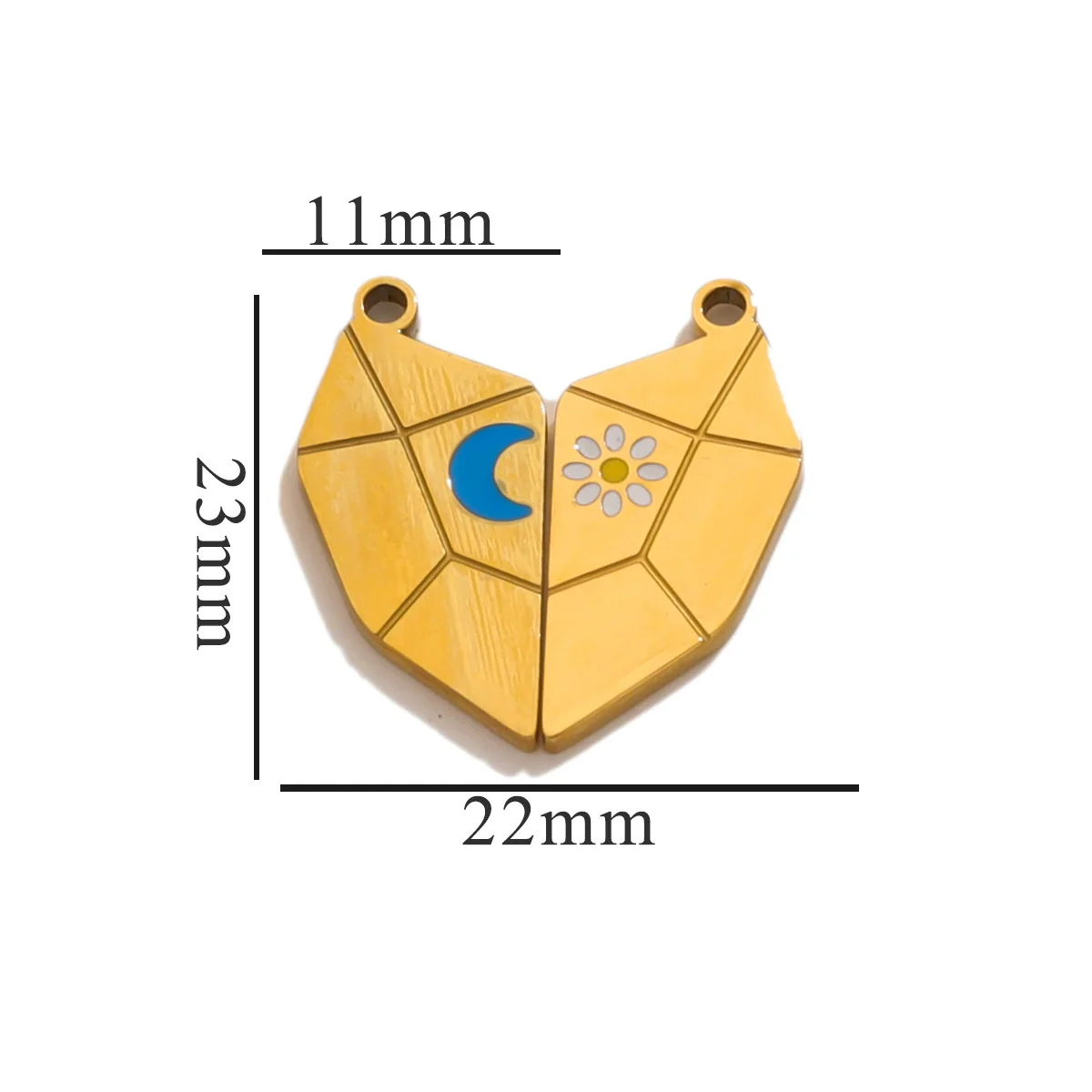 Fashion Cute Jewelry Accessories Stainless Steel Totem Pendant Electroplated - Image 17