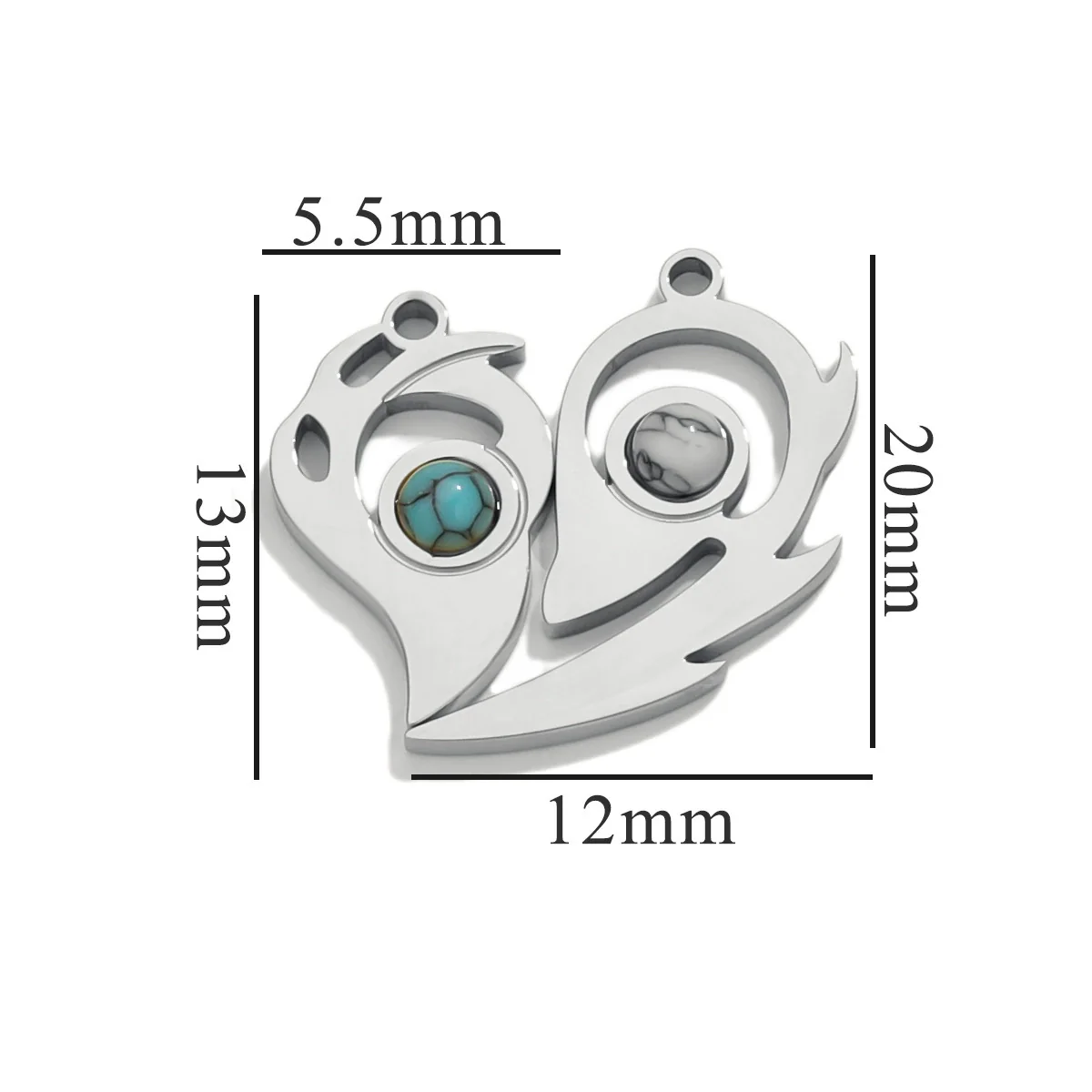 Fashion Cute Jewelry Accessories Stainless Steel Totem Pendant Electroplated - Image 18
