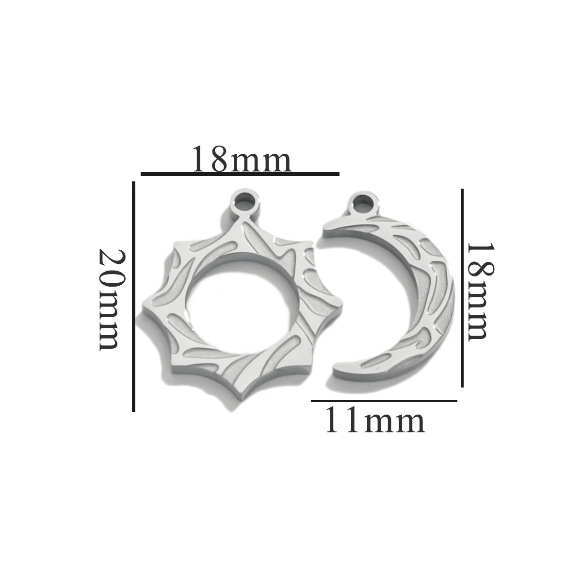 Fashion Cute Jewelry Accessories Stainless Steel Totem Pendant Electroplated - Image 28