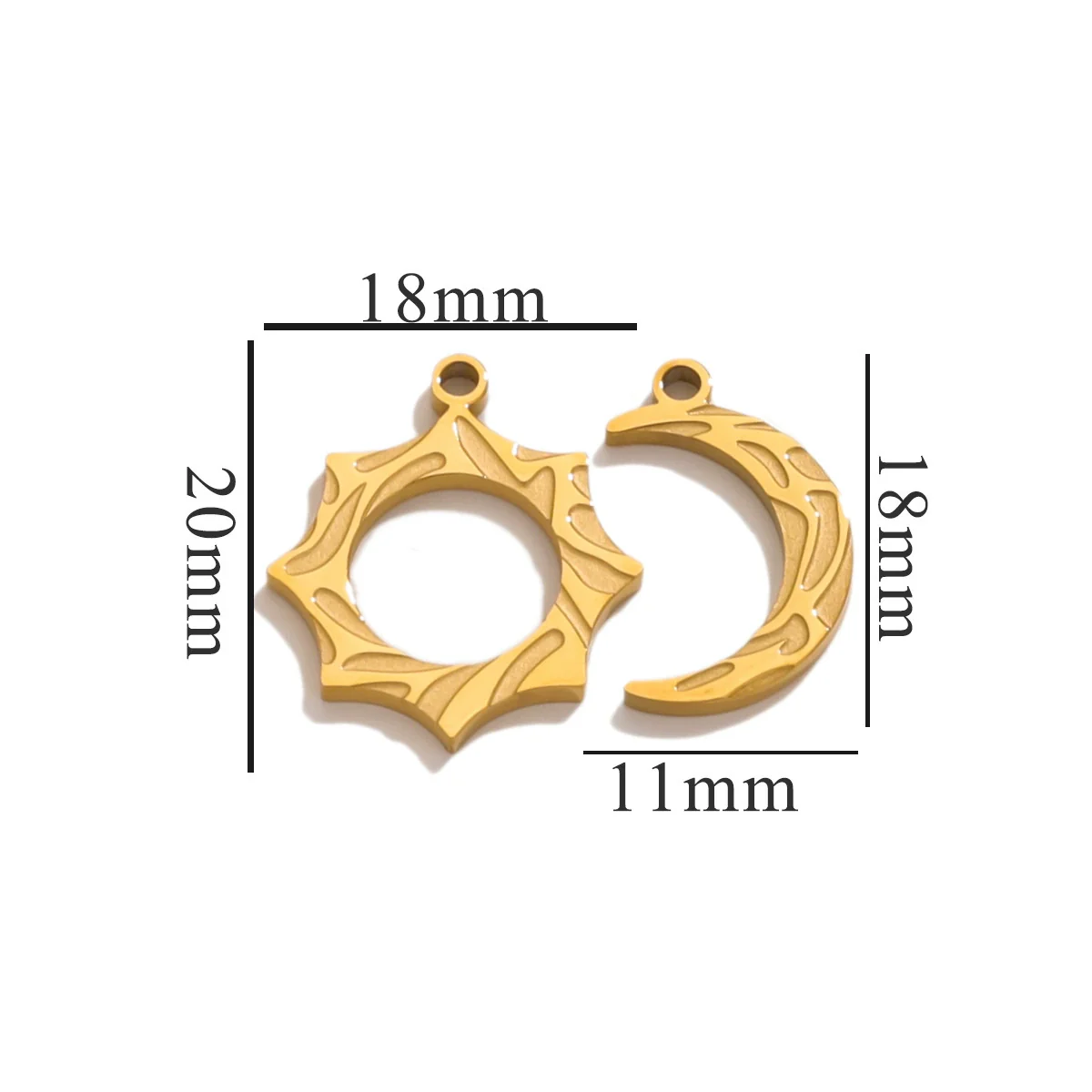 Fashion Cute Jewelry Accessories Stainless Steel Totem Pendant Electroplated - Image 29