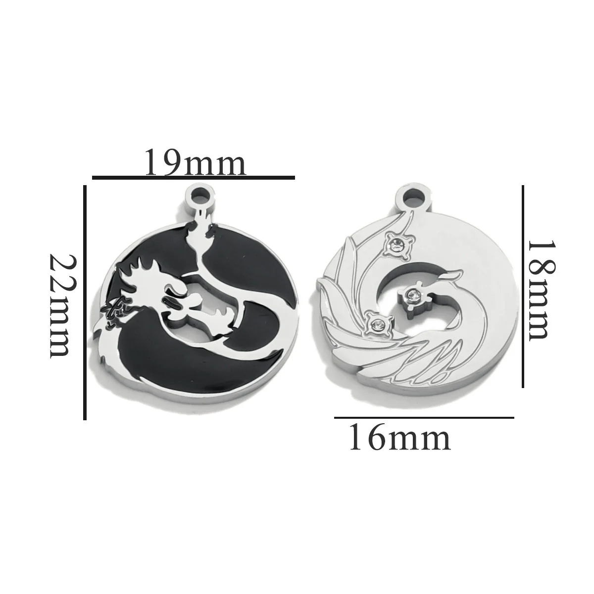 Fashion Cute Jewelry Accessories Stainless Steel Totem Pendant Electroplated - Image 30