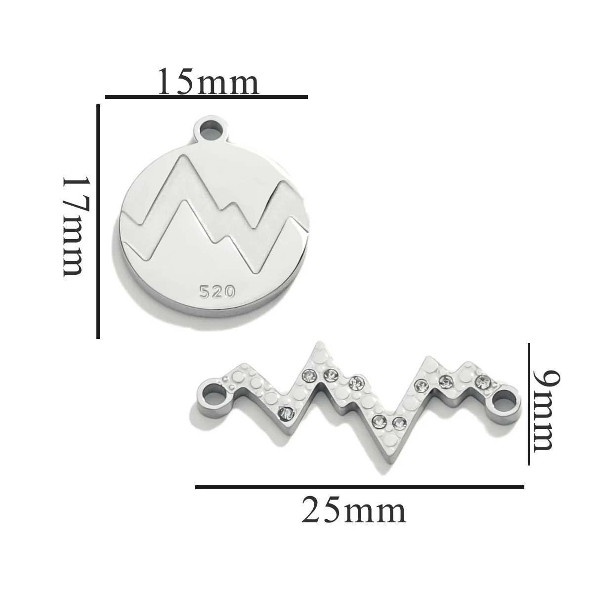 Fashion Cute Jewelry Accessories Stainless Steel Totem Pendant Electroplated - Image 32