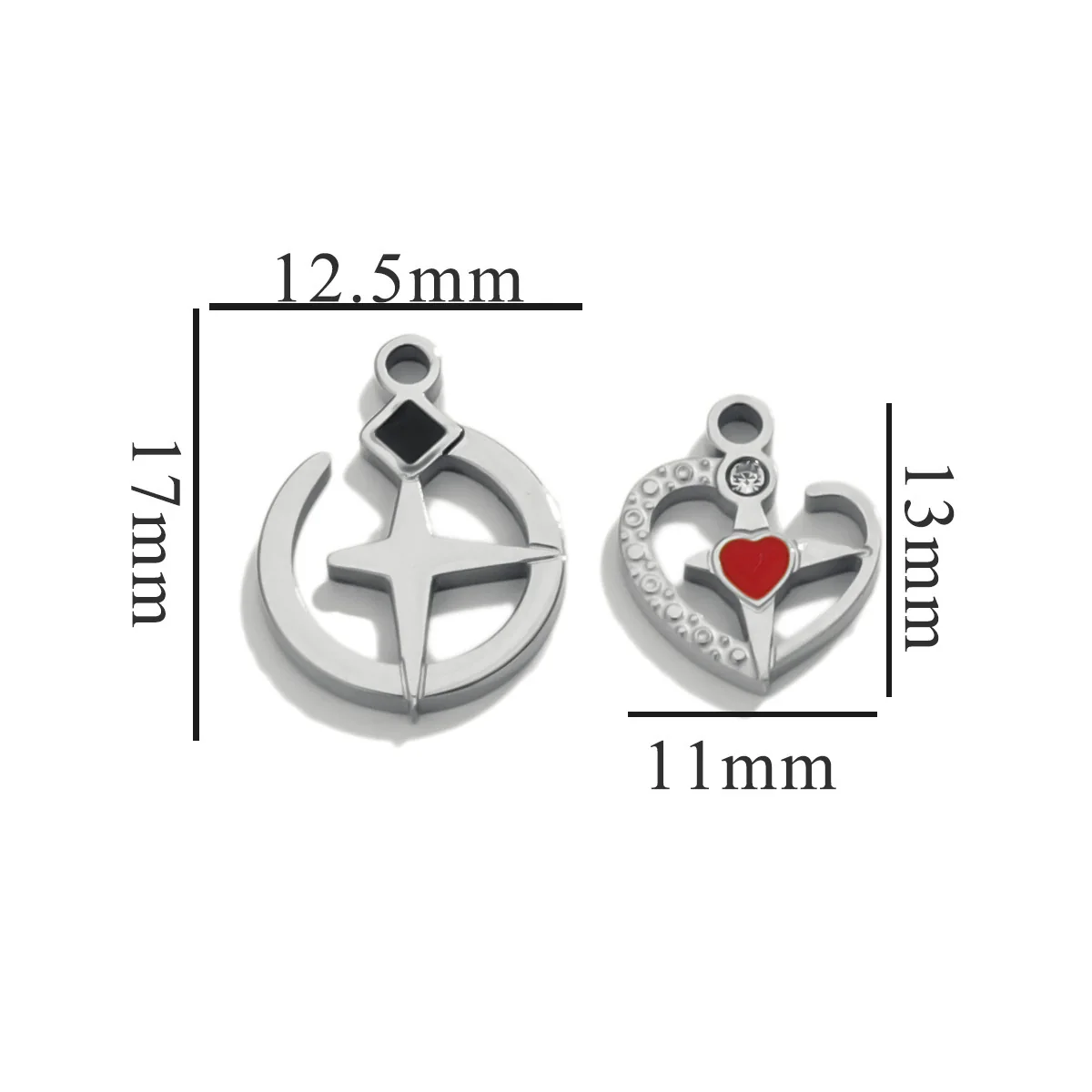 Fashion Cute Jewelry Accessories Stainless Steel Totem Pendant Electroplated - Image 34