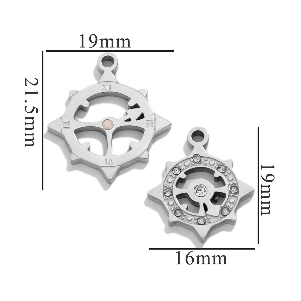 Fashion Cute Jewelry Accessories Stainless Steel Totem Pendant Electroplated - Image 36