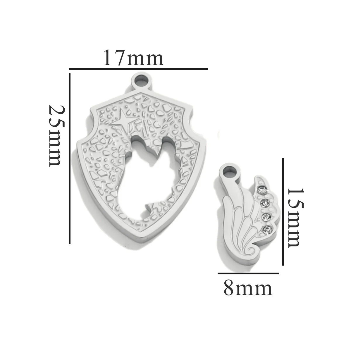 Fashion Cute Jewelry Accessories Stainless Steel Totem Pendant Electroplated - Image 42