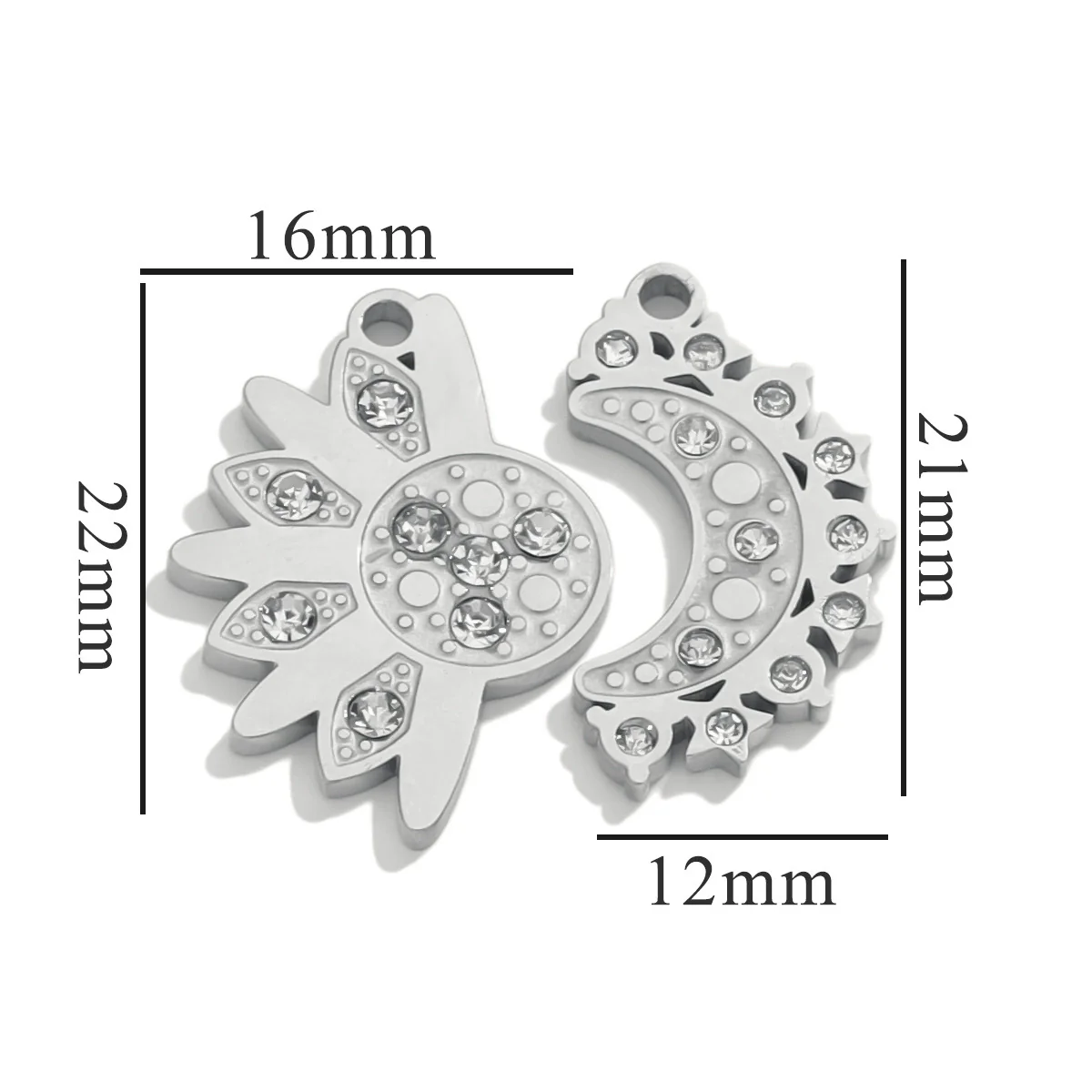 Fashion Cute Jewelry Accessories Stainless Steel Totem Pendant Electroplated - Image 44