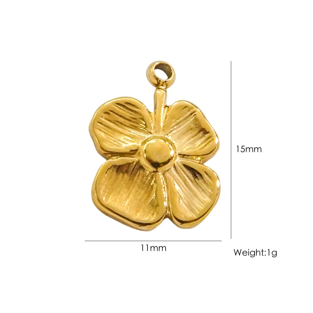 Fashion Cute Jewelry Pendant Stainless Steel Geometric Electroplated Hand Polished - Image 29