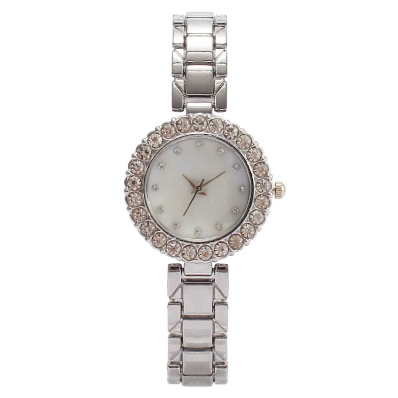 Fashion Diamond Ladies Metal Watch With Round Dial And Copper Clasp - Image 6