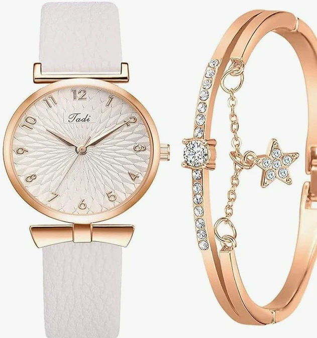 Fashion Female Quartz Watch With Alloy Case And Stainless Steel Buckle Round Dial - Image 8
