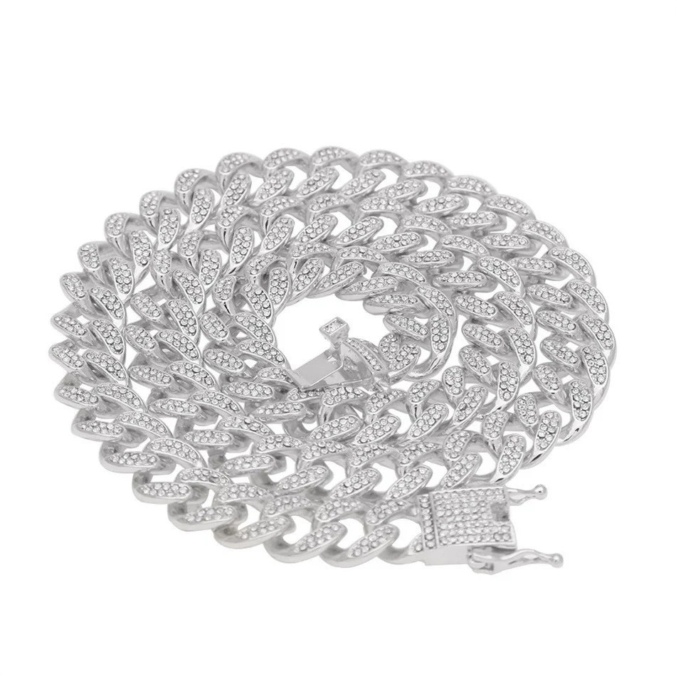 Fashion Hiphop Style Alloy And Stainless Steel Rectangle Dial Watch Bracelet Necklace Set - Image 10