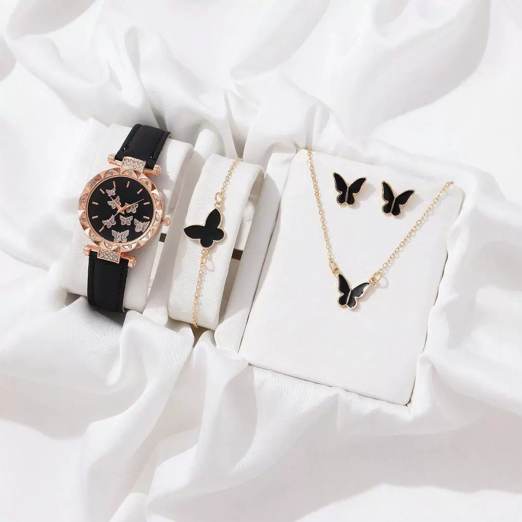Fashion Ladies Alloy Belt Watch With Round Dial