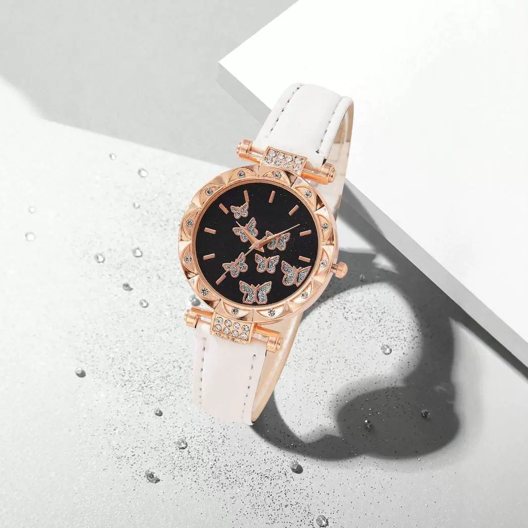 Fashion Ladies Alloy Belt Watch With Round Dial - Image 3