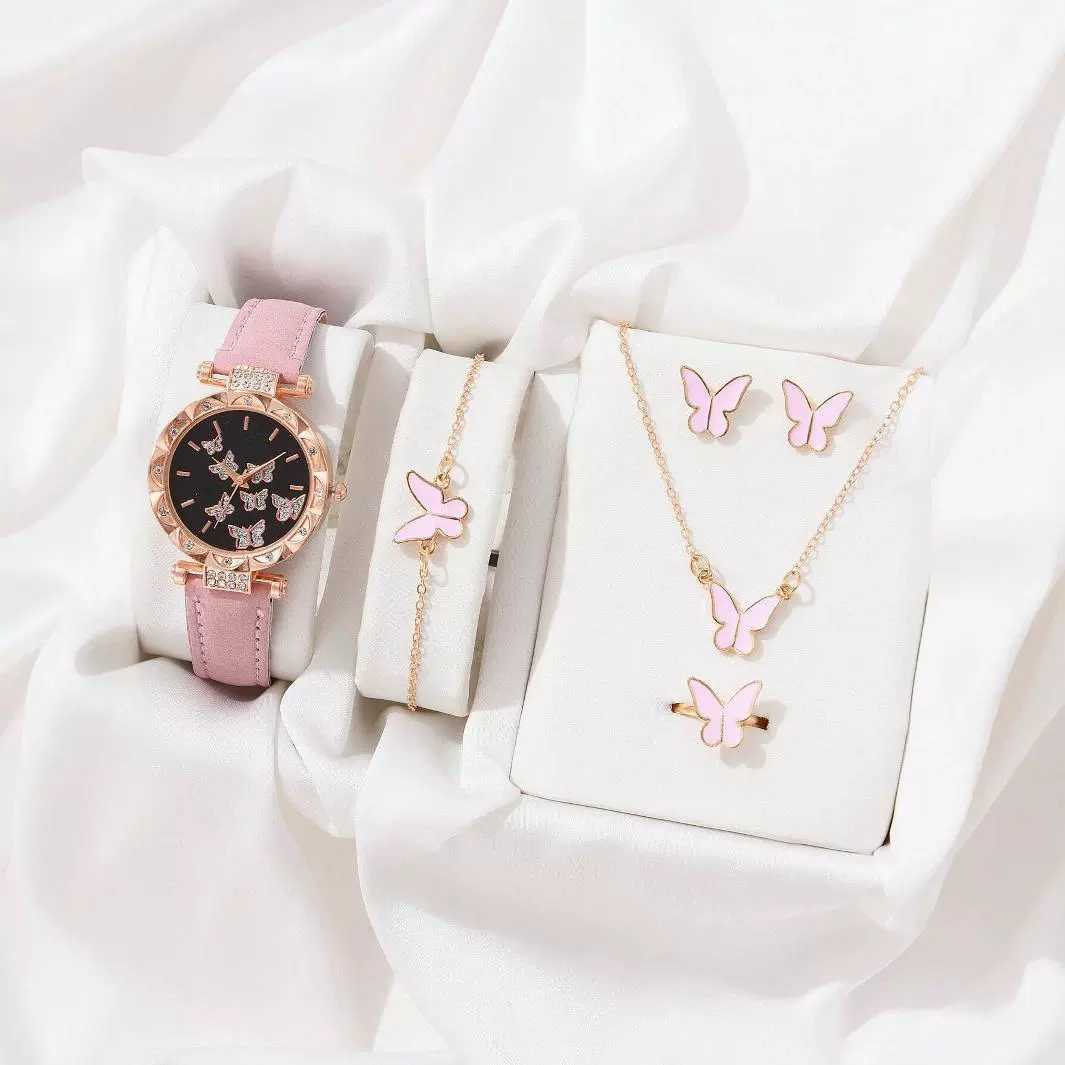 Fashion Ladies Alloy Belt Watch With Round Dial - Image 4
