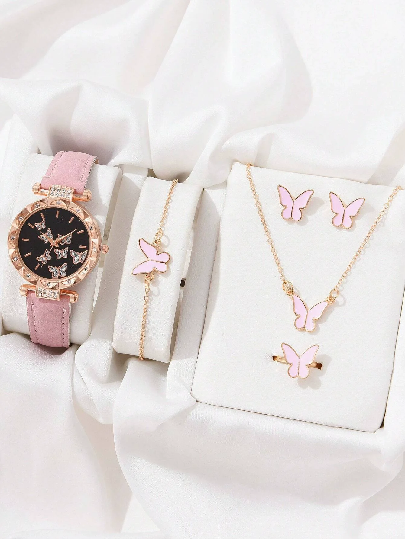 Fashion Ladies Alloy Belt Watch With Round Dial - Image 8
