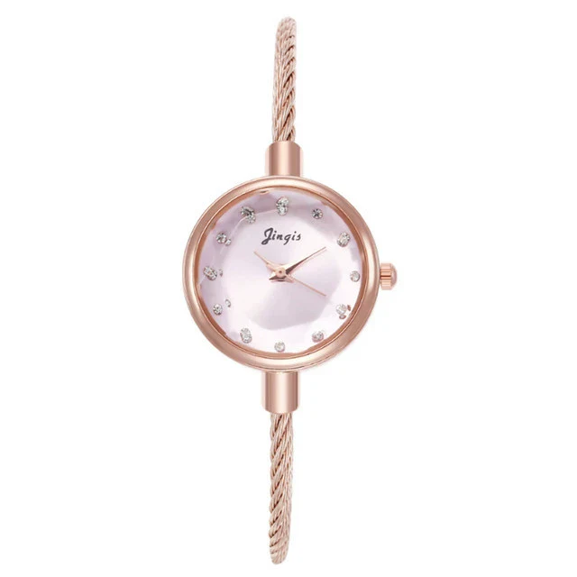 Fashion Ladies Alloy Bracelet Watch With Round Dial - Image 9