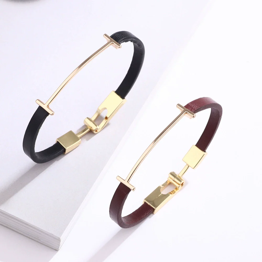 Fashion Ladies Alloy Cortex Geometry Bracelet - Image 3