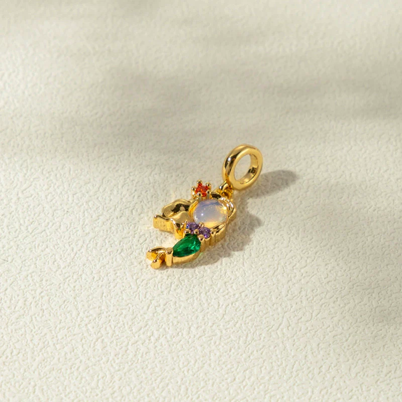 Fashion Minimalist Copper Inlaid Zircon Earrings - Image 2