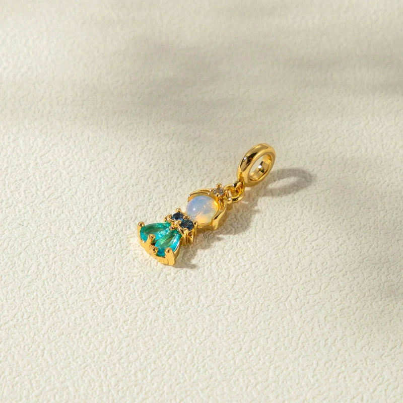 Fashion Minimalist Copper Inlaid Zircon Earrings - Image 6