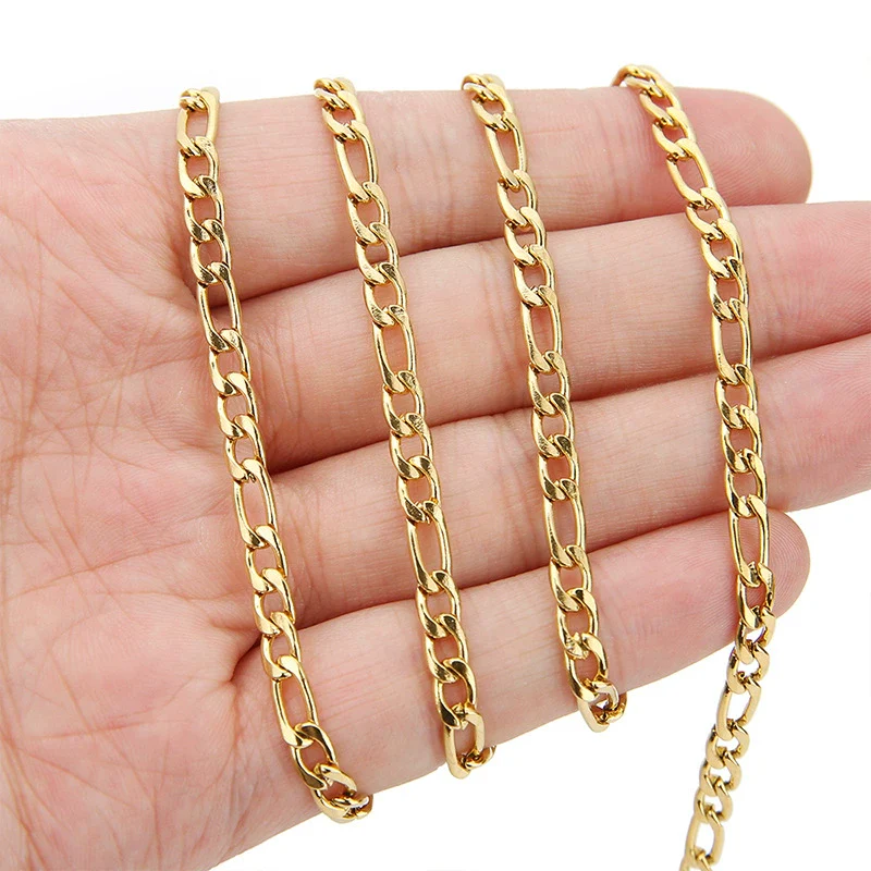 Fashion Necklace Accessories Stainless Steel 18K Vacuum Plated Chain - Image 3