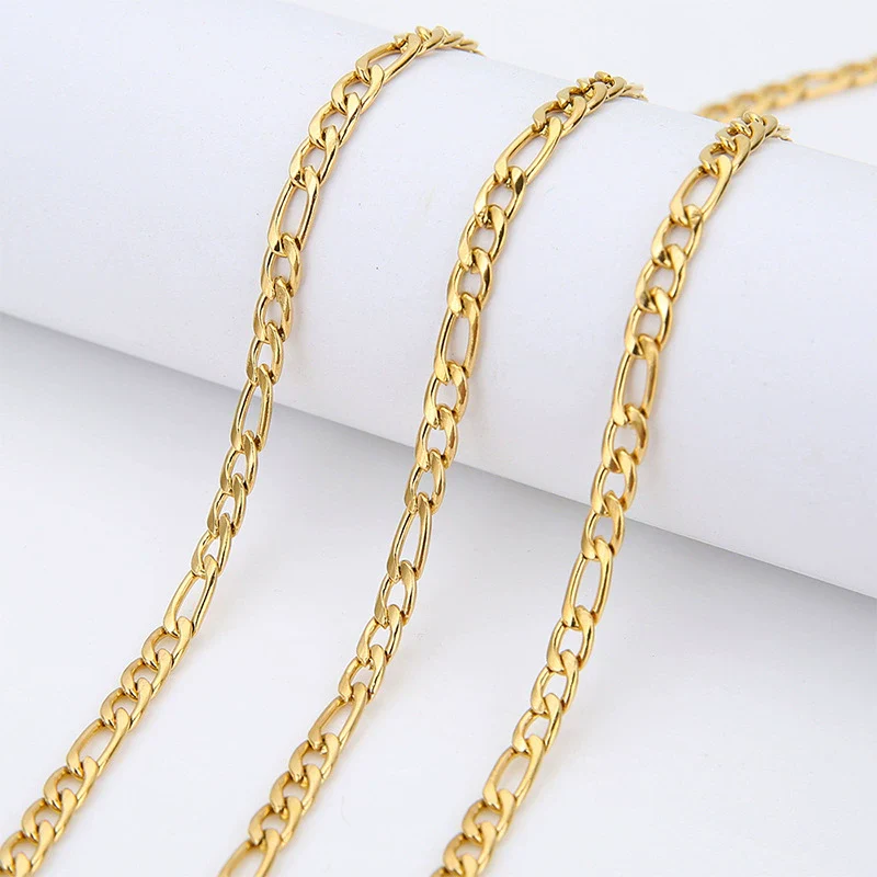 Fashion Necklace Accessories Stainless Steel 18K Vacuum Plated Chain - Image 4