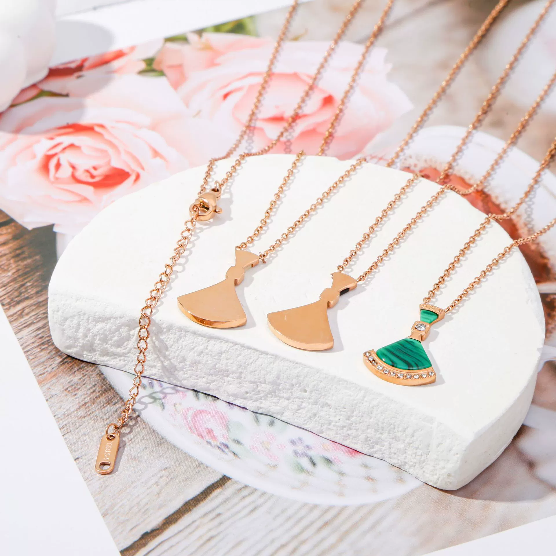 Fashion Nonfading Butterfly Stainless Steel Necklace Ochain Electroplating Style Animals Unisex - Image 4