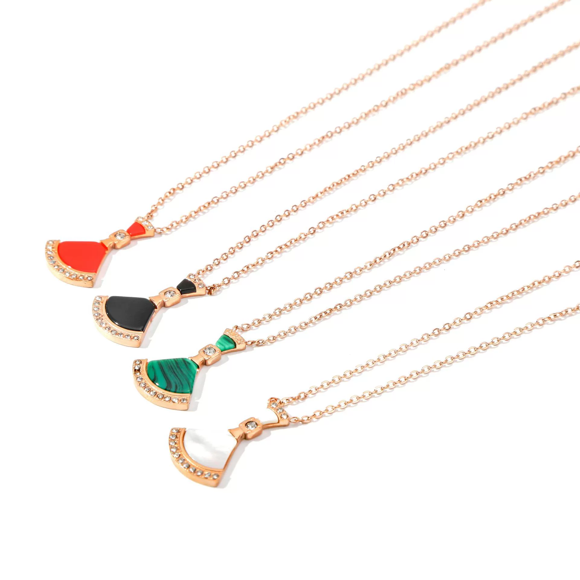 Fashion Nonfading Butterfly Stainless Steel Necklace Ochain Electroplating Style Animals Unisex - Image 5