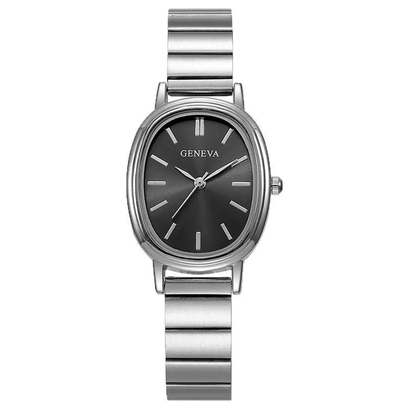 Fashion Oval Bamboo Steel Band Women's Watch - Image 5
