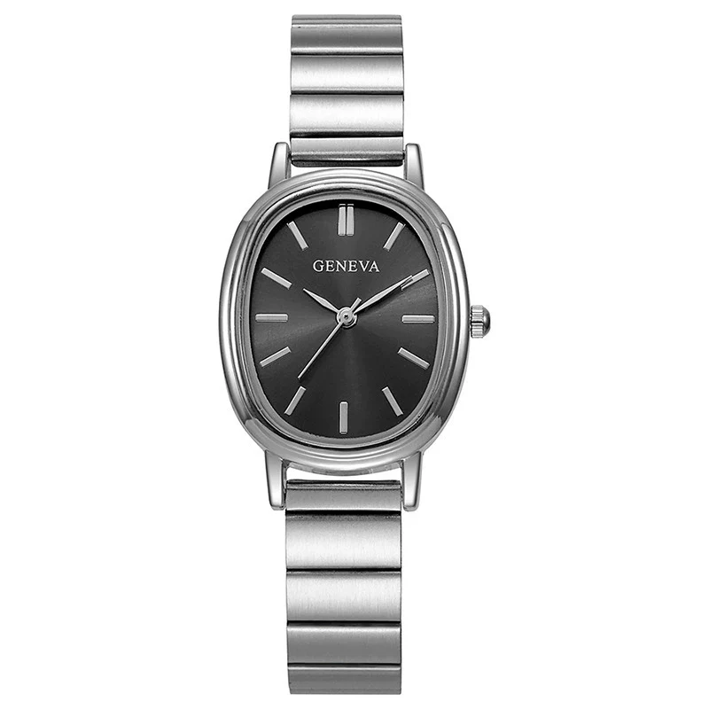 Fashion Oval Bamboo Steel Band Women's Watch - Image 6